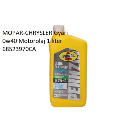 MOPAR-CHRYSLER Gyári 0w40 Motorolaj 1 liter 68523970CA Pennzoil 