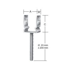 VORMANN OSZLOPTALP 71297 101X60X125 BET.