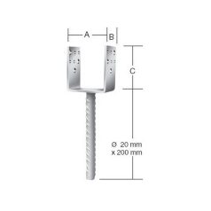 VORMANN OSZLOPTALP 71314 71X60X100 BET.