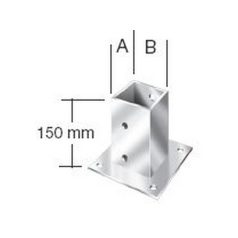 VORMANN OSZLOPTALP 71416 91X91 MM CSAV. FIX