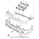 Suzuki Swift 1996-2005 Diszrács (embléma nélkül) (OE)