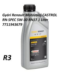   Gyári Renault Motorolaj CASTROL RN-SPEC 5W-30 RN17 1 Liter 7711943679