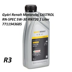  Gyári Renalt Motorolaj CASTROL RN-SPEC 5W-30 RN720 1 Liter 7711943685