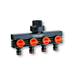   Háromnegyedes ELOSZTÓ CLABER 8580 3/4 " 4 ÁGÚ ZÁRHATÓ