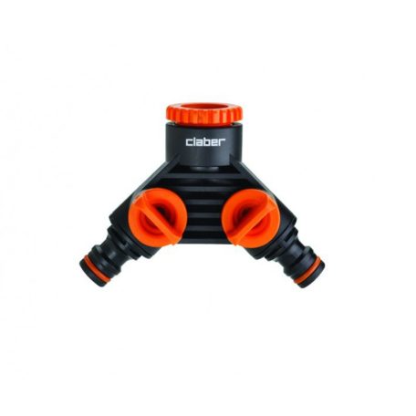 CSAPCSATLAKOZÓ CLABER 8598 ZÁRHATÓ Y-ELÁGAZÓVAL 1/2-3/4"
