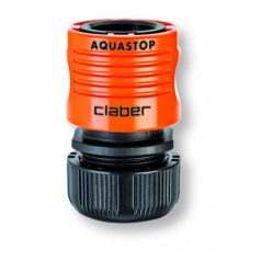 Fél colos GYORSCSATLAKOZÓ CLABER 8602 1/2", Víz STOP
