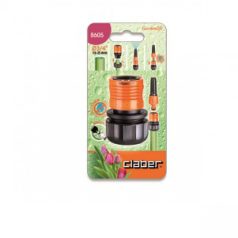   Háromnegyedes GYORSCSATLAKOZÓ CLABER 8605 3/4", Víz STOP, BLISTER