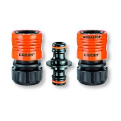   Fél colos CSATLAKOZÓ KÉSZLET CLABER 8818 - 8606+8612+8602 1/2"