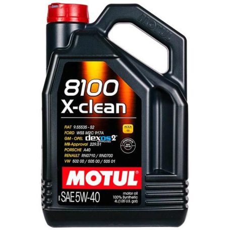 MOTUL 8100 Xclean 5W40 4 liter