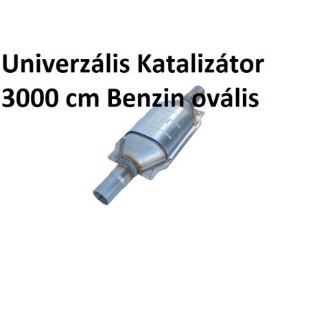 Univerzális Katalizátor 3000 cm Benzin ovális