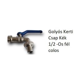 Golyós Kerti Csap Kék 1/2 -Os fél colos