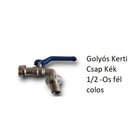 Golyós Kerti Csap Kék 1/2 -Os fél colos