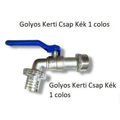 Golyos Kerti Csap Kék 1 colos