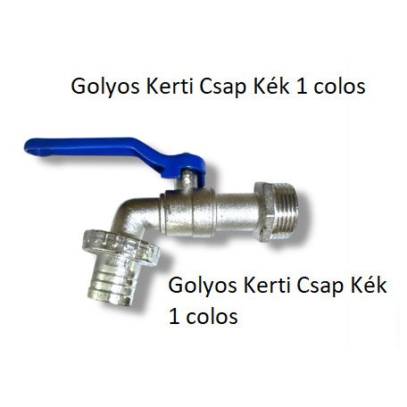 Golyos Kerti Csap Kék 1 colos