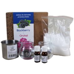   SZEDER-ORHIDEA Illatos gyertya készítő készlet (Blackberry&Orchid)