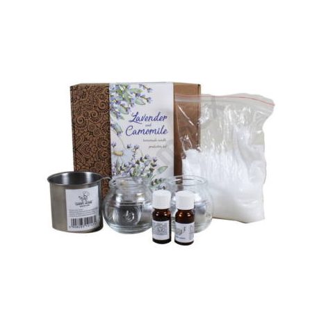 LEVENDULA-KAMILLA Illatos gyertya készítő készlet (Lavender&Camomile)