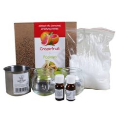  GRAPEFRUIT-PAPAJA Illatos gyertya készítő készlet (Grapefruit&Papaya)