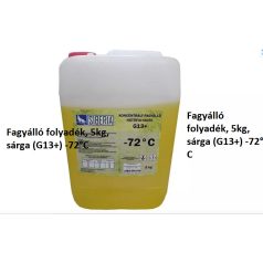 Fagyálló folyadék, 5kg, sárga (G13+) -72°C