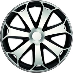 13" Mega Silver & Black