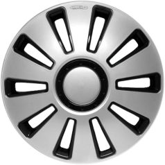 13" Silverstone Silver & Black