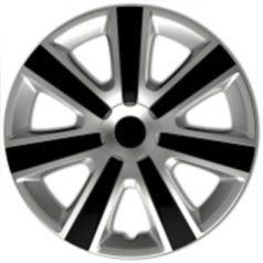 15" VR Silver & Black (KC) Dísztárcsa 