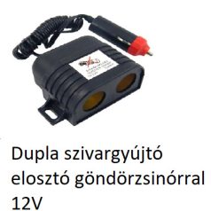 dupla szivartyujtos eloszto 12v gondorzsinorral