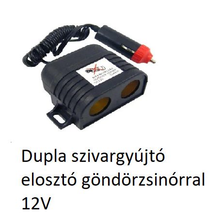 dupla szivartyujtos eloszto 12v gondorzsinorral