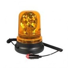 Narancs tetővillogó 12V, mágneses
