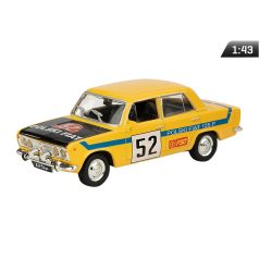 Makett autó, 01:43 Fiat 125p Rally Sárga.