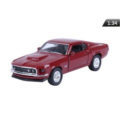 Makett autó, 01:34, 1969-es Ford Mustang Boss 429 bordó