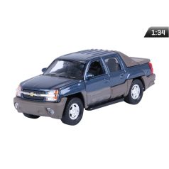 Makett autó, 01:34, Chevrolet Avalanche 2002, sötétkék.