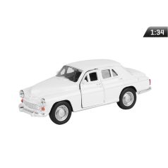 Makett autó, 01:34, Warszawa 224, fehér.