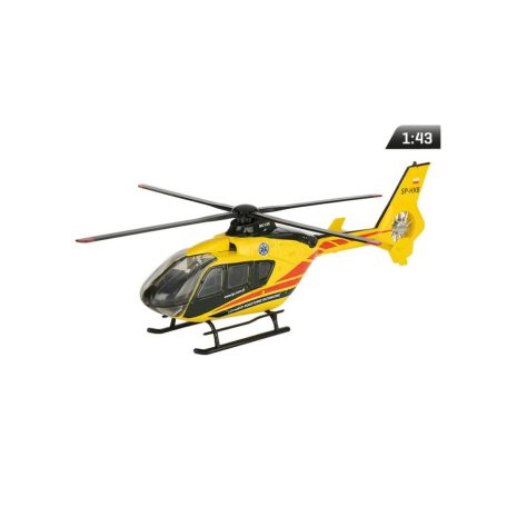 Makett autó, 01:43 LRP helikopter EC-135, sárga.