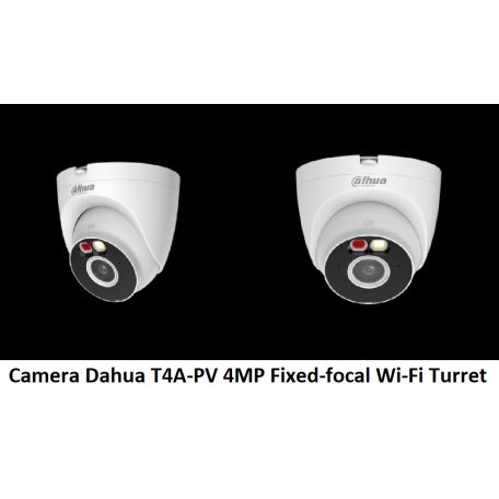 Camera Dahua T4A-PV 4MP Fixed-focal Wi-Fi Turret