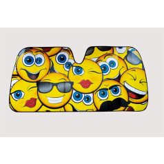 Napvédő kétoldalas smile/alu 140x68cm (utastérbe)