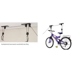 Kerékpártartó (mennyezetre szerelhető) max 20 kg