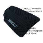 SPARCO univerzális gumiszőnyeg szett 4 db fekete