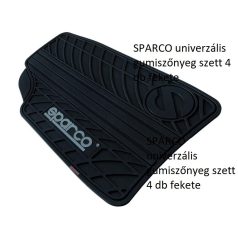 SPARCO univerzális gumiszőnyeg szett 4 db fekete