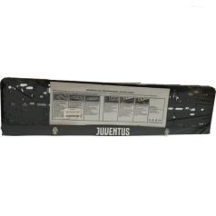   Rendszámtábla tartó, feliratos, logós, Juventus FC (P322)