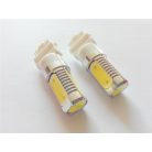 LED dióda 3156 foglalathoz, fehér fényű, COB LED, párban