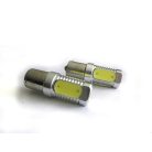 LED dióda BA15S foglalathoz, piros fényű, COB LED, párban