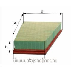 Skoda Fabia Levegőszűrő 1,4tdi 1,9 sdi 1,9 tdi FILTRON