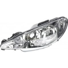 Peugeot 206 Fényszóró 2H7 bal 05.11-ig (belülr. áll)