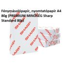 Fénymásolópapír, nyomtatópapír A4 80g (PREMIUM MINŐSÉG Sharp Standard 80g)