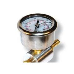   Üzemanyagnyomásmérő óra nagynyomású rendszerhez, glicerinnel töltve, Sytec Motorsport