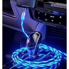 Világító TYPE-C kompatibilis, telefontöltő kábel