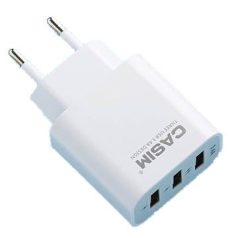   FAST CHARGER 3 USB intelligens töltő, 3.4A, mobiltelefon töltő, töltő