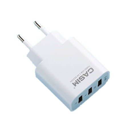 FAST CHARGER 3 USB intelligens töltő, 3.4A, mobiltelefon töltő, töltő