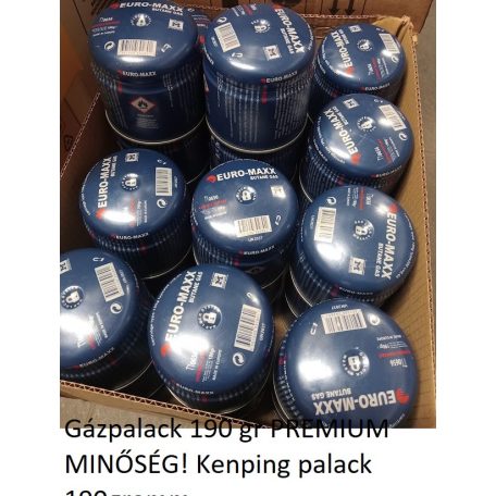 Gázpalack 190 gr PREMIUM MINŐSÉG! Kenping palack 190gramm