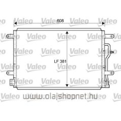 Audi A4 Légkondihűtő (minden motorhoz) VALEO 2004-